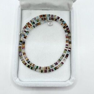 6.7 Ct Natural Multi Colour Gemstone Necklace